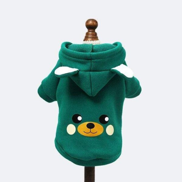 Frenchie World Shop Green / L 3.5-5KG Frenchie Teddy Bear Hoodie