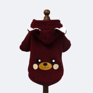 Frenchie World Shop Red / XL 5-6.5KG Frenchie Teddy Bear Hoodie