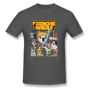 Frenchie World Shop Human clothing Dark Grey / XS Frenchie Wars t-shirt