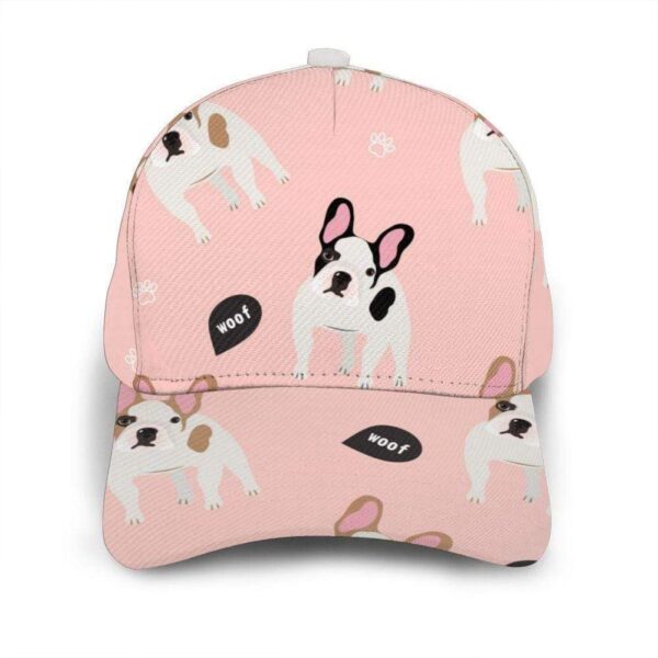 Frenchie World Shop Frenchie Woof Baseball Cap