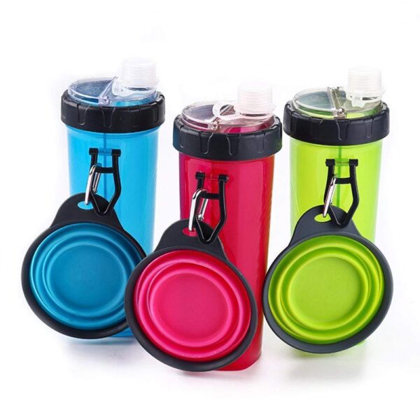 Frenchie World Shop Dog Bowls Frenchie World® 2-in-1 Travel Bottle Bowl