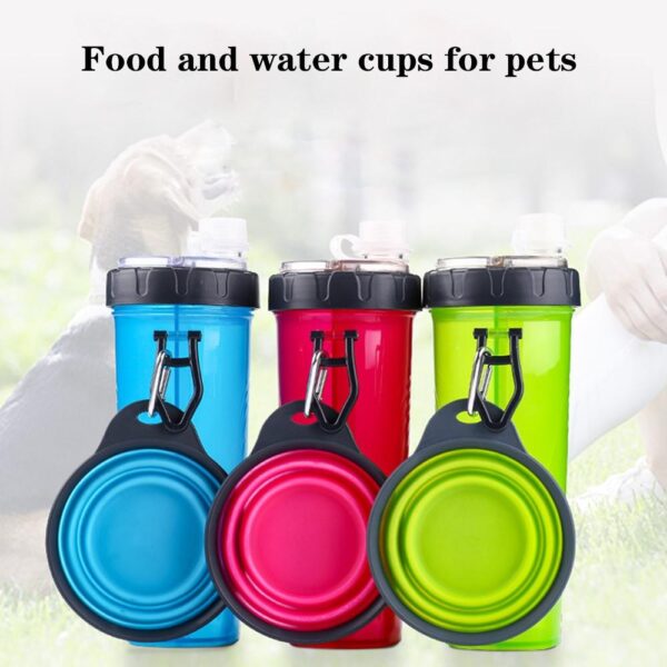 Frenchie World Shop Dog Bowls Frenchie World® 2-in-1 Travel Bottle Bowl