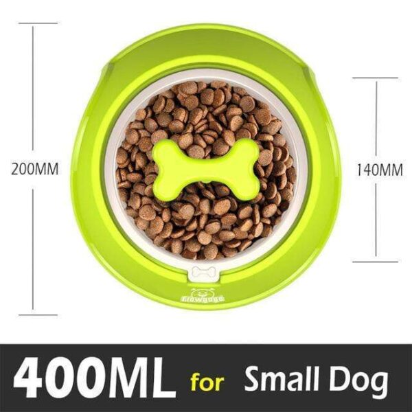 Frenchie World Shop Dog Bowls Green Frenchie World® Anti-Choke Slow Eating & Drinking Bowl