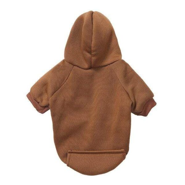 Frenchie World Shop Brown / L Frenchie World® Basic Dog Hoodie