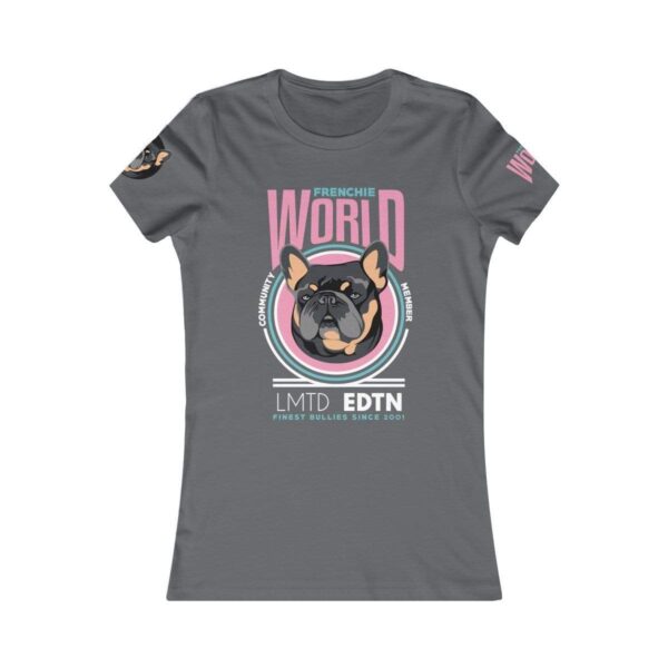 Printify T-Shirt Asphalt / S Frenchie World Community Member Women's Tee