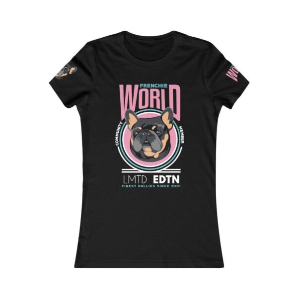 Printify T-Shirt Black / S Frenchie World Community Member Women's Tee