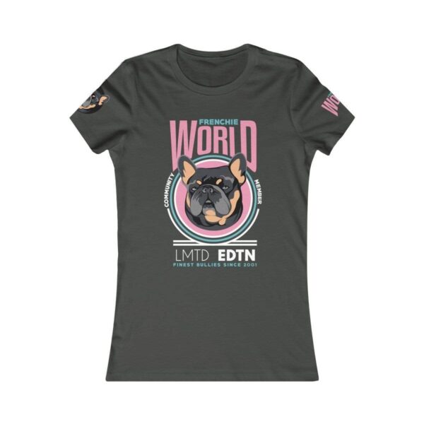 Printify T-Shirt Dark Grey / S Frenchie World Community Member Women's Tee