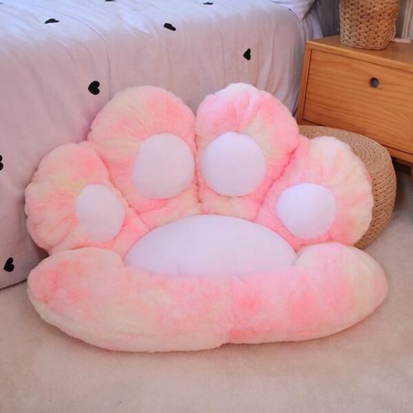 Frenchie World Shop 70cm / Colorful pink Frenchie World Cozy Paw Pillow