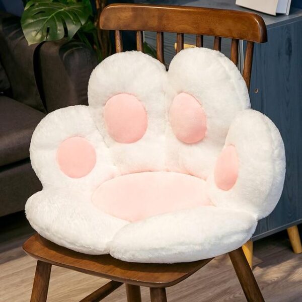 Frenchie World Shop 80cm / White Frenchie World Cozy Paw Pillow