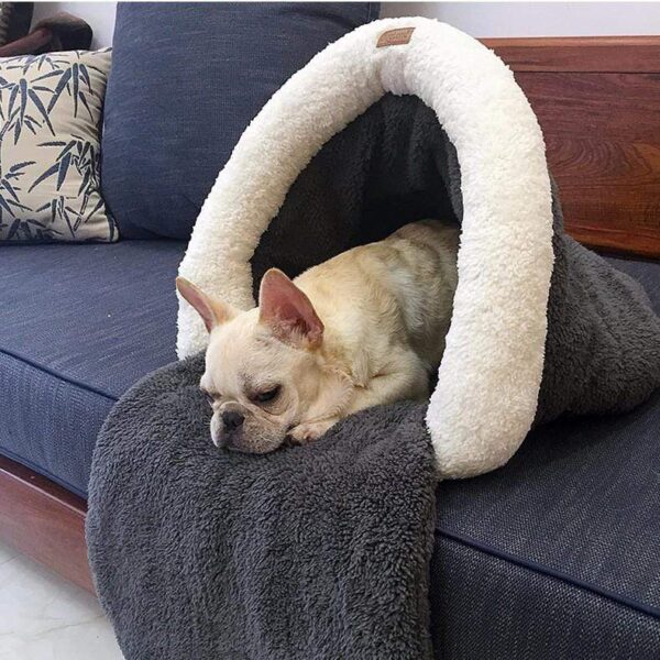 Frenchie World Shop Dog bed Frenchie World® Cozy soft cave house