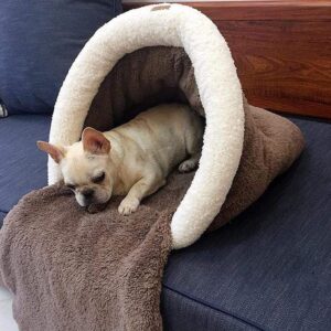 Frenchie World Shop Dog bed Frenchie World® Cozy soft cave house