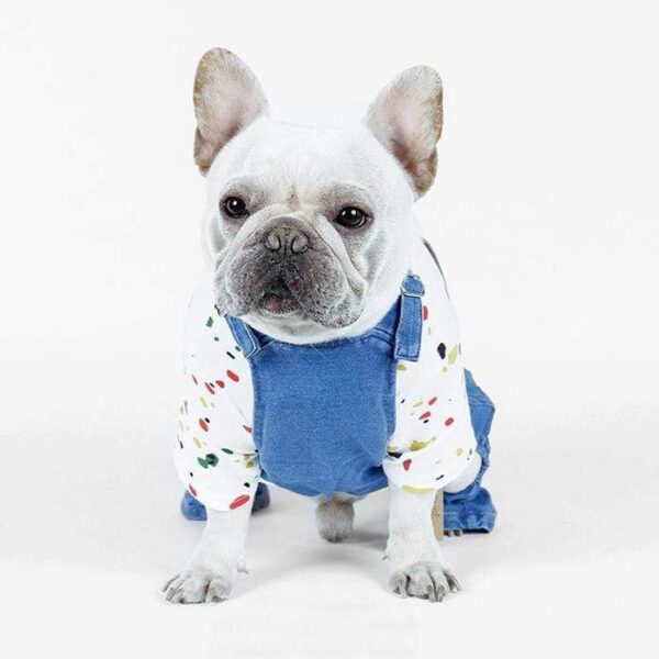 Frenchie World Shop Dog Clothing Frenchie World® Denim Overall