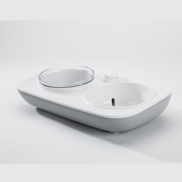 Frenchie World Shop Grey / 33x21x7cm Frenchie World Feeding Bowl With Automatic Water Dispenser