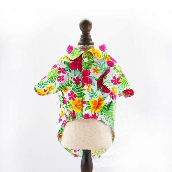 Frenchie World Shop Dog Clothing Frenchie World® Flower Hawaiian shirts