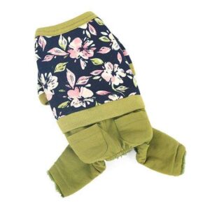 Frenchie World Shop Dog Clothing Frenchie World® Flower printed jumpsuit