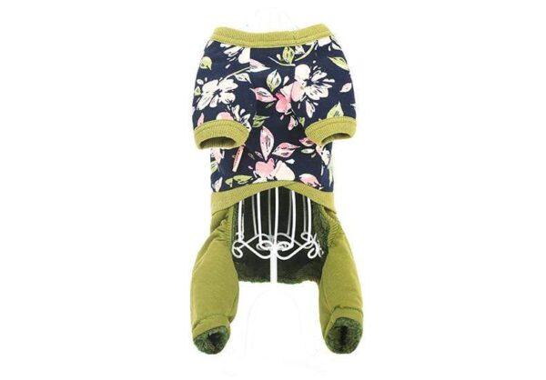 Frenchie World Shop Dog Clothing Frenchie World® Flower printed jumpsuit