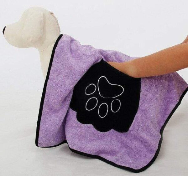 Frenchie World Shop light purple / free size / CHINA Frenchie World High Absorbent Dog Towel