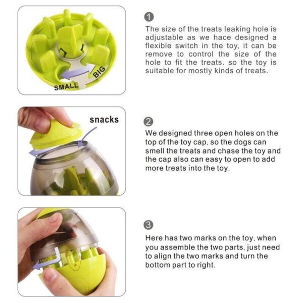 Frenchie World Shop Dog Bowls Frenchie World® IQ Treat ball interactive food egg