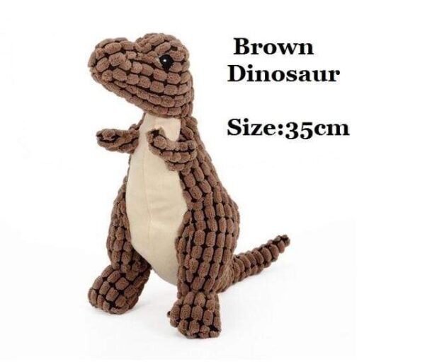 Frenchie World Shop Dog toys Brown Dinosaur / Free Size Frenchie World® Linen chewing toys (11 Styles)