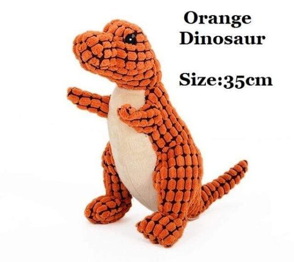 Frenchie World Shop Dog toys Orange Dinosaur / Free Size Frenchie World® Linen chewing toys (11 Styles)