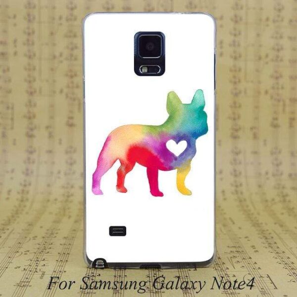 Frenchie World Shop Human accessories For Galaxy Note4 / PC Frenchie World® Love Samsung Galaxy case