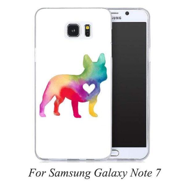 Frenchie World Shop Human accessories For Galaxy Note8 / PC Frenchie World® Love Samsung Galaxy case