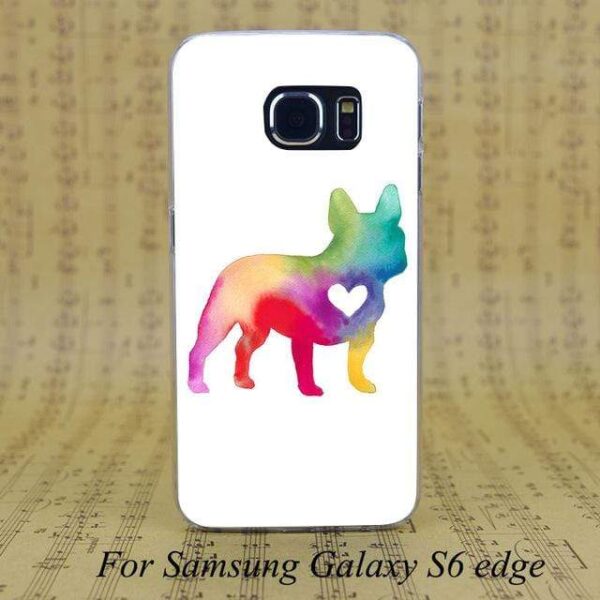 Frenchie World Shop Human accessories For Galaxy S6 Edge / PC Frenchie World® Love Samsung Galaxy case