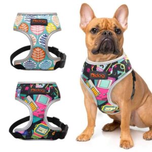 Frenchie World Shop Frenchie World Multi Color "Leaves" Harness