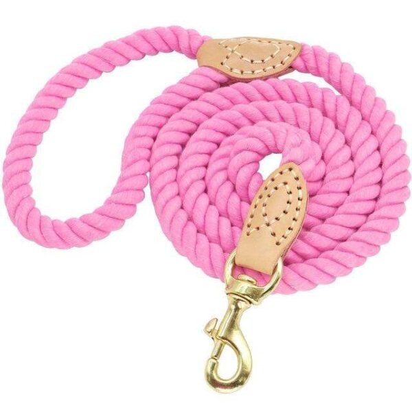 Frenchie World Shop Pink / 150cm Frenchie World Rope Dog Leash