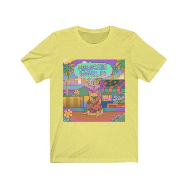 Printify T-Shirt Yellow / S Frenchie World Vaporware Exclusive Woman's T-shirt