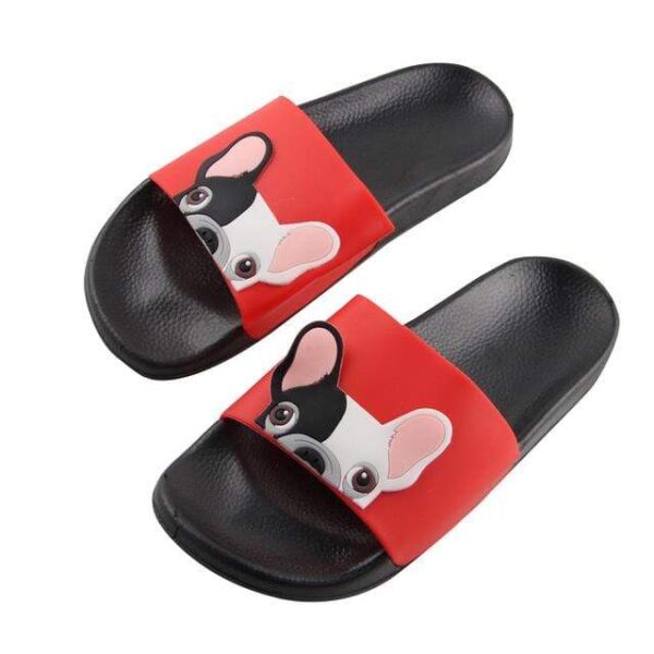 Frenchie World Shop Human clothing Frenchie World® Women French Bulldog pool sliders