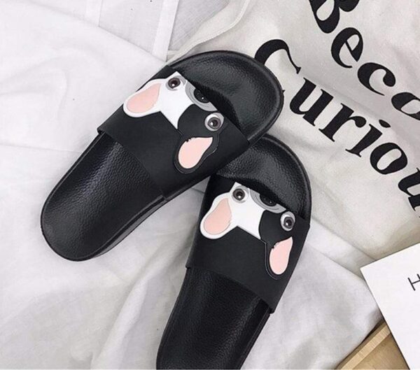 Frenchie World Shop Human clothing Frenchie World® Women French Bulldog pool sliders