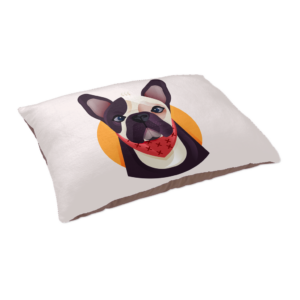 teelaunch Pet Bed Dog Bed Frenchie World x Nickola Dog Bed