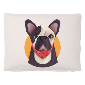 teelaunch Pet Bed Dog Bed Frenchie World x Nickola Dog Bed