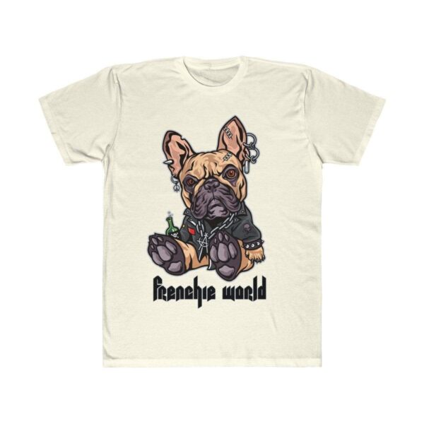 Printify T-Shirt Cream / S Frenchies With Attitude Unisex Fitted Tee