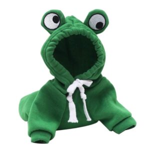 Frenchie World Shop hoodie green / 2XL Frog French Bulldog Hoodie