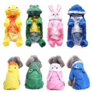 Frenchie World Shop Frog, Shark, Bunny & Chick Reflective Raincoat