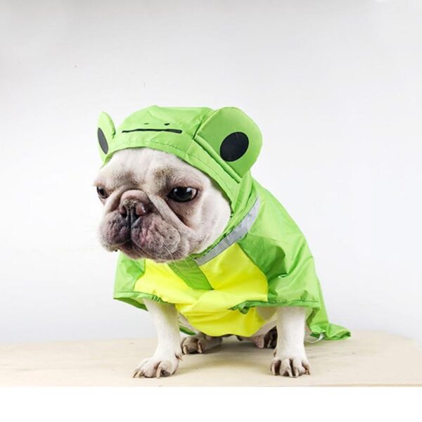 Froggy French Bulldog Waterproof Raincoat - Frenchie World Shop