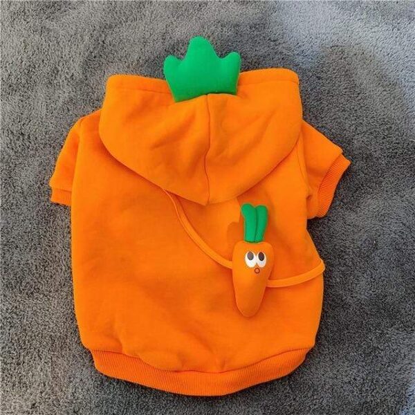Frenchie World Shop hoodie Orange / XL Fruits & Veggies French Bulldog Hoodie