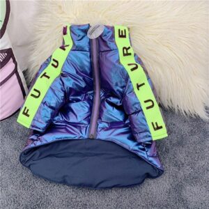 Frenchie World Shop Futuristic French Bulldog Feather Jacket