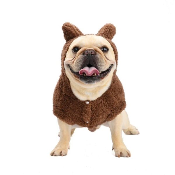 Frenchie World Shop Fuzzy Winter French Bulldog Coat