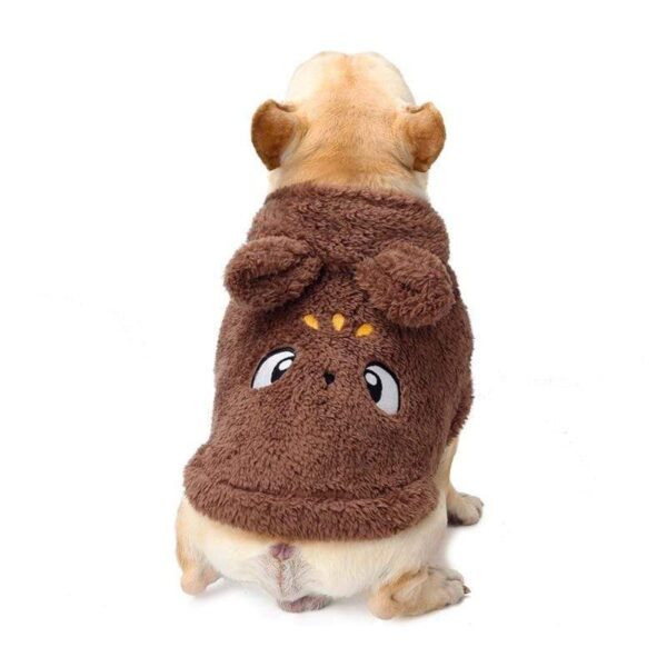 Frenchie World Shop C / L / China Fuzzy Winter French Bulldog Coat