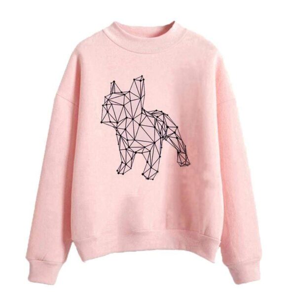 Frenchie World Shop 1 / XL Geometric French Bulldog Sweatshirt
