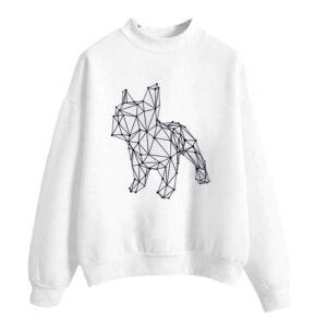 Frenchie World Shop 2 / S Geometric French Bulldog Sweatshirt