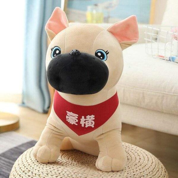 Frenchie World Shop 40cm / red scarf Giant French Bulldog Plush Toy