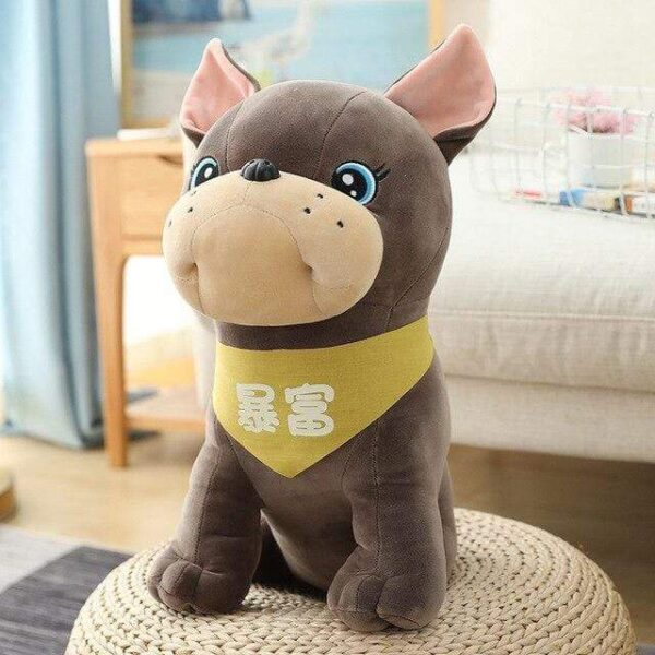 Frenchie World Shop 50cm / yellow scarf Giant French Bulldog Plush Toy