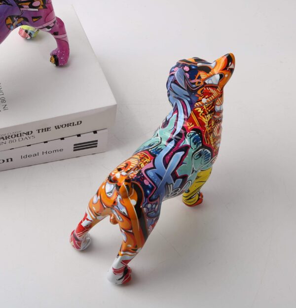 Frenchie World Shop Graffiti French Bulldog Statue