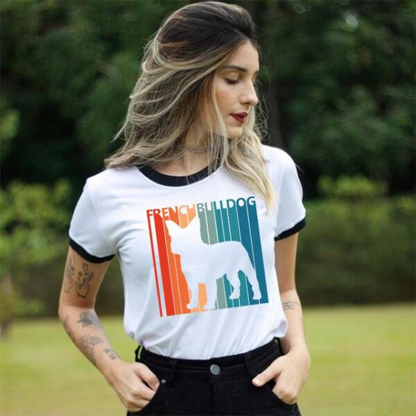 Frenchie World Shop CHE-17-14 / XXL Graphic Printed French Bulldog Women’s T-shirt