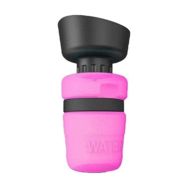 Frenchie World Shop Pink / 520ml (18oz) H2O French Bulldog Foldable Portable Water Bottle