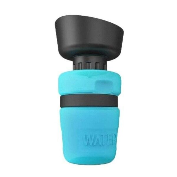 Frenchie World Shop Sky Blue / 520ml (18oz) H2O French Bulldog Foldable Portable Water Bottle